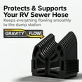 thumbnail image 3 of Camco Sidewinder 30-Foot RV Sewer Hose Support - Black, Plastic (43061), 3 of 7