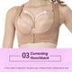 thumbnail image 5 of Corrección de soporte de hombro ajustable Corrector de postura jorobada Cuerpo Reúna eficientemente los senos Cinturones Ropa de soporte para el pecho para mujeres, 5 of 8