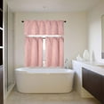 thumbnail image 6 of Christmas Blush Kitchen Curtains 36 Inch Length- Black Out Curtain Panels for Kitchen Decoration Thermal Insulating Blackout Drapes/Draperies for Small Window(52X18+26X36 Inch,Blush,3 Pieces), 6 of 6