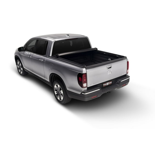 Fits 2022-2024 Nissan Frontier Truxedo Tonneau Cover 592501 LoPRo; Soft Roll-Up Hook And Loop; Lockable Using Tailgate Handle Lock; Black; Vinyl