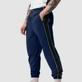 thumbnail image 2 of qolati Mens Active Joggers Pants Casual Hipsters Tapered Drawstring Sweatpant Stylish Slim Fit Hip Hop Track Pants for Gym, Sport, Running, Workout, 2 of 6