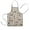Beige Christmas Forest, variant on Beige Christmas Gift Pattern Kids Aprons for Girls and Boys,Adjustable Neck Strap Toddler Aprons for Kids Cooking Baking