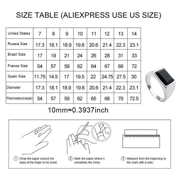 Sonducket Anillo de hombre, anillos cerrados de Metal de cobre