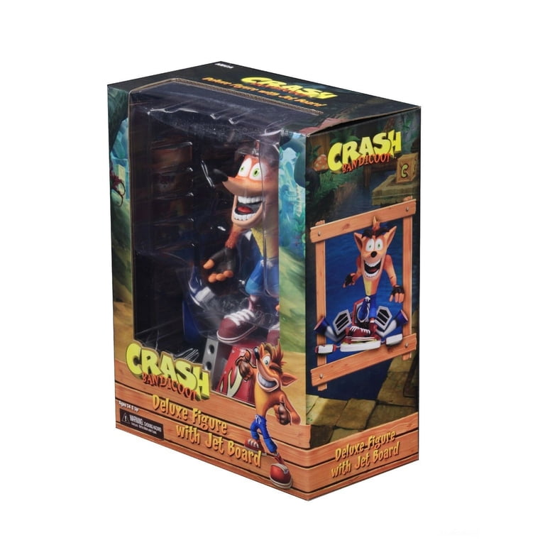 NECA Deluxe Crash Bandicoot 7‚Äù Figure with Jet Board
