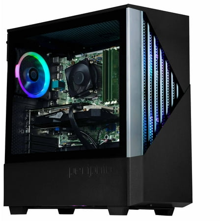 Periphio Ghoul Gaming Desktop PC | Radeon RX 560 Graphics | Intel Core i5-6500 | 1TB Solid State (SSD) | 16GB DDR4 RAM | Windows 10 Computer | WiFi + Bluetooth | Hybrid Restored