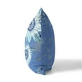 thumbnail image 4 of Sunny Blooms Throw Pillow in Blue 16x16, 4 of 5