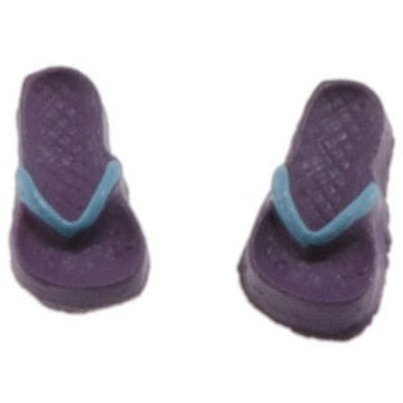 Dollhouse Flip Flops, Lilac And Light Blue, Small
