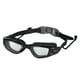 thumbnail image 2 of Gafas de natación antivaho ajustables, portátiles, con visión clara y tapón para los oídos. Negro, 2 of 8
