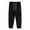 Black, variant on tarylea Mens Pants Corduroy Elastic Waist Drawstring Cargo Pants Solid Color Loose Trousers with Pockets Casual Comfy Pants
