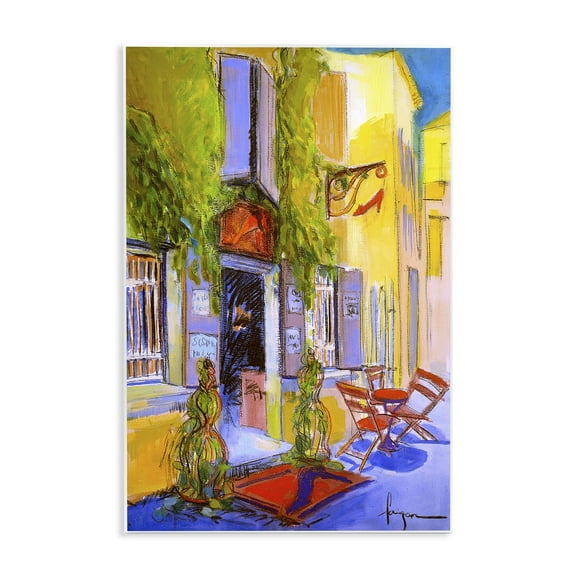 Stupell Industries Traditional Shoe Shop Building Scenic & Cityscapes Painting Unframed Art Print Wall Art, 10 x 15