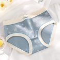 thumbnail image 3 of Aayomet Womens Bikini Panties Breathable and Seamless Printing Bow Panties (B, M), 3 of 4