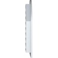 thumbnail image 3 of Ekena Millwork 09"W x 32"H Quarter Round Top Left (14"W x 37"H Frame Size) Functional, PVC Gable Vent with 1" x 4" Flat Trim Frame, 3 of 14