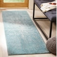thumbnail image 3 of SAFAVIEH Evoke Vana Abstract Runner Rug, Aqua/Ivory, 2'2" x 7', 3 of 8