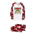 thumbnail image 3 of Penkiiy Christmas Pajamas for Family Matching Pjs Set, Red Plaid Reindeer Holiday Xmas Pajamas for Women Men Kids Red S, 3 of 5