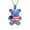 Colorful, variant on Personlized American Flag Bear Cremation Jewelry - Teddy Bear Urn Necklace for Men Women Personalized Necklaces Engraved Names Jewelry