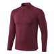 thumbnail image 2 of pstuiky Camisas casuales de manga larga para hombre, Sudadera deportiva de manga larga para hombre, con capucha, ajustada, con media cremallera y secado rápido para entrenamiento y running s, 2 of 6
