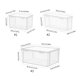 thumbnail image 3 of Caja de almacenamiento de pan transparente WINDLAND con tapa, contenedor para cocina, organización de alimentos y pan, 3 of 8
