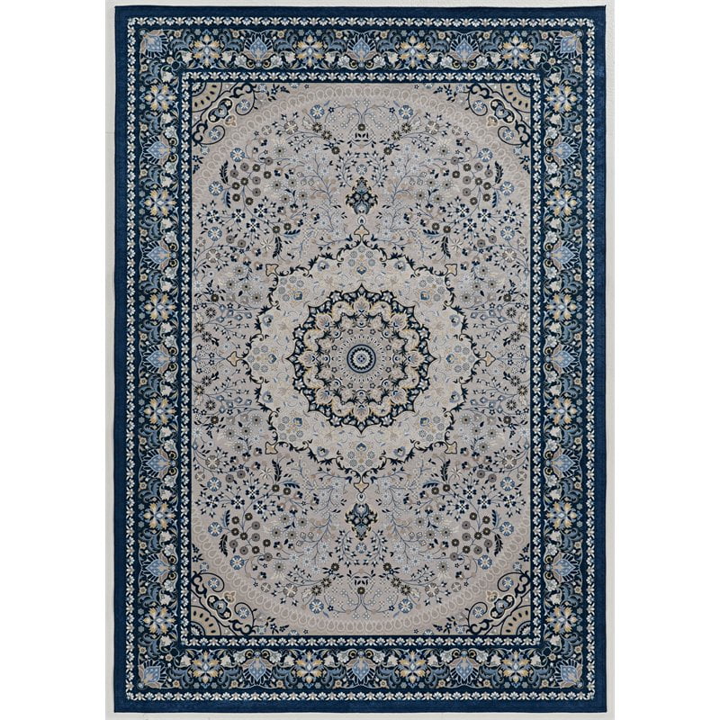 Riverbay Furniture 2' x 3' Rug in Gray and Beige Riverbay Furniture 2' x 3' Rug in Gray and Beige