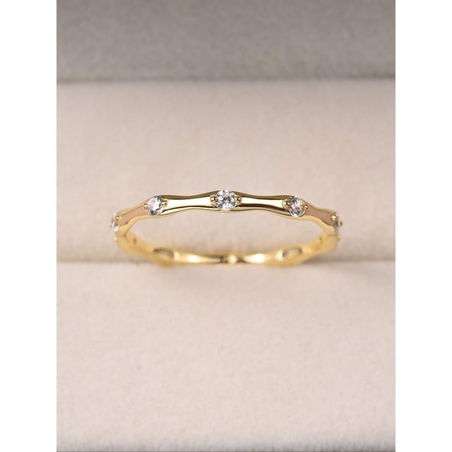 1 PC Sapphire Gorgeous Ring Ladies Jewelry S925 Sterling Silver Yellow Gold Plated Fine Jewelry Daily Wear Gifts