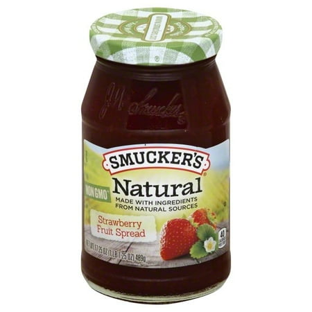 Smucker's Natural Strawberry Preserves, 17.25-Ounce