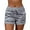 Gray, variant on Women Drawstring Casual Pocket Loose Printed Sports Shorts Pants