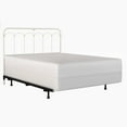 thumbnail image 4 of Hillsdale Furniture Jocelyn Metal King Headboard with Bed Frame, Soft White, 4 of 6