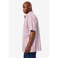 thumbnail image 4 of KingSize Men's Big & Tall Wrinkle-Resistant Short Sleeve Button Down, 4 of 5
