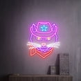 thumbnail image 4 of Cowboy Cat Neon Sign Neon Bar Decor Sign  Home Room Wall Decor Gaming Room Decor, 4 of 6