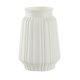 thumbnail image 2 of Plastic Glazed-Look Decorative Vase | Imitation Ceramic Finish | Navy White Orange | Modern Home Accent | Living Room TV Cabinet Shelf Decor | 12.3x6x5.8cm | Durable Flower Pot | For Fresh & Dried, 2 of 6