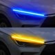 thumbnail image 1 of Tira De Faros LED De Colores Impermeables DRL Flexible Blanco Señal De Giro Amarillo Luces De Flujo De Freno 12v, 1 of 4