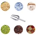 thumbnail image 3 of 5 cucharas dulces y 5 pinzas de hielo, cucharas de acero inoxidable para supermercado, dulces, café, cubo de hielo, boda, barra de cocina, barbacoa, dulces, postre, buffet, café, té Xemadio QH-149, 3 of 6