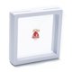 thumbnail image 1 of Square Transparent PE Thin Film Suspension Jewelry Display Box for Ring Necklace Bracelet Earring Storage White 9x9x2cm, 1 of 4