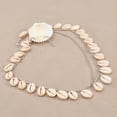 thumbnail image 4 of SPRING PARK Women Bohemia Metal Natural Shell Tassel Head Chain Headband Wedding Hair Jewelry Seashell, 4 of 7
