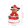 thumbnail image 3 of Xihbxyly Gorro Navideño de Muñeca, Diseño Brillante Que Canta y Baila, Hebilla de Plástico Ajustable, Decoración Festiva, Temática Navideña, Portátil, Incluye 1 Gorro Navideño., 3 of 6
