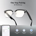 thumbnail image 6 of LUOMATE Bluetooth Smart Glasses with Open Ear Audio, Touch Control & UV Protection, 5.0 Stereo Headphones for Outdoor Running Cycling Driving, 6 of 8