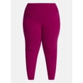 thumbnail image 5 of Terra & Sky Women's Plus High Waist Full Length Leggings, Sizes 0X-5X, 5 of 5