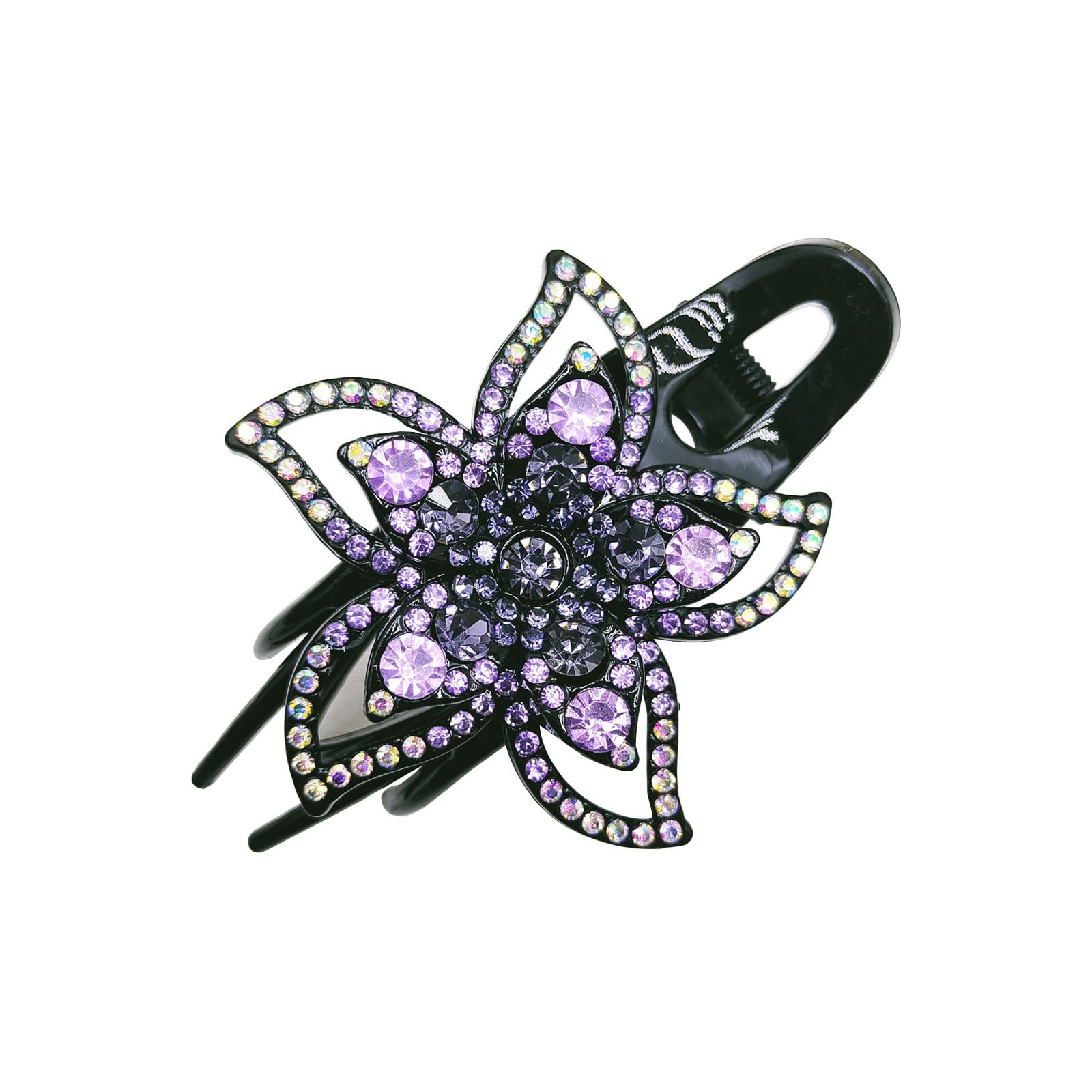 Rhinestone Hair Clip Women's Disc Hairpin Clip Hair Full of Drill Hair