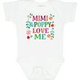 thumbnail image 3 of Inktastic Mimi and Poppy Love Me Granddaughter Girls Baby Bodysuit, 3 of 5