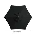 thumbnail image 2 of 6/8 huesos paraguas paraguas reemplazo de poliéster sunshade tela impermeable accesorios para ropa de lluvia lavable, 2 of 9