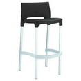 thumbnail image 1 of Compamia Gio 29.5" Outdoor Bar Stool in Black, 1 of 5