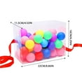 thumbnail image 4 of TIELUTT Accessoire de Jeu Shake Robe Colorée de Tennis de Table pour Femmes Manches Longues Fête pour Enfants Bandeaux 1000 Fils Robe de Fête pour Filles Boîte de Nuit, 4 of 7