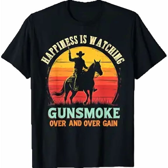 Gunsmoke Cowboy Western T-Shirt