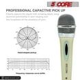 thumbnail image 6 of 5 Core Microphone Wired Dynamic Vocal Handheld Mic Cardioid Unidirectional Microfono w On and Off Karaoke Switch Includes XLR Audio Cable for Singing, Public Speaking, Parties PM 286 WH, 6 of 11