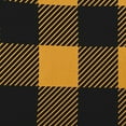thumbnail image 2 of 16" x 16" Simply Daisy Buffalo Plaid Polyester Accent Pillow, Golden Mustard Qty 1, 2 of 6
