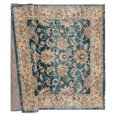 thumbnail image 2 of Designer Home Livonia Area Rug 3801 30262 Bey Cerulean Bordered Scrolls 7' 10" x 10' 6" Rectangle, 2 of 2