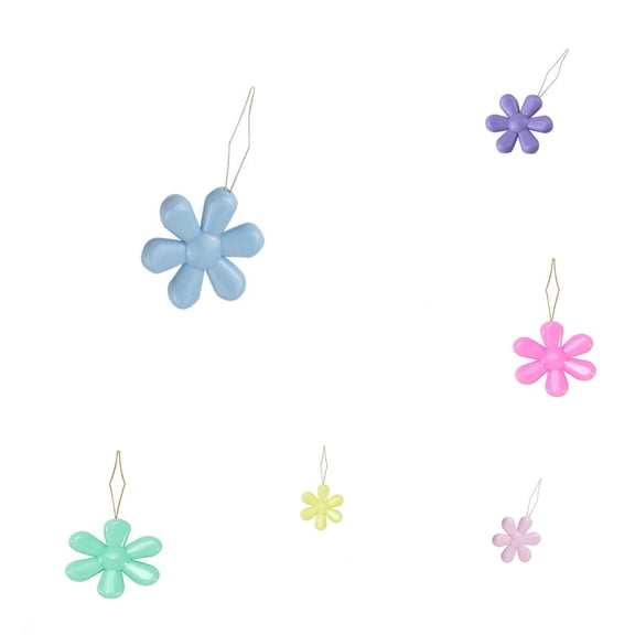 Plastic Color Flower Threader Threader Needle Threader Sewing Box Accessories