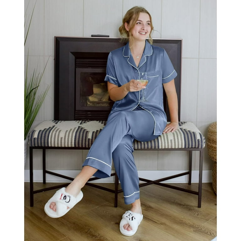 Dusty blue pajamas hotsell