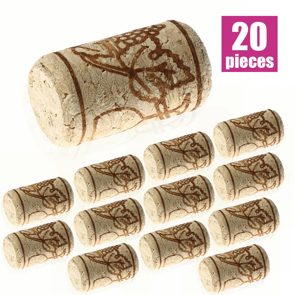 Uniform & Clean Pack of 50/100/150/200 Premium Wine Corks Authentic 100 Brand New Craft Grade All Natural Winery-Marked Wine Corks Excellent for Crafting & Decor Printed Uncirculated
