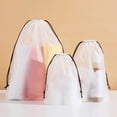 thumbnail image 6 of 10PCS Transparent Frosted Travel Bags, Travel Storage Bags, Family Storage Bags, Men's And Women's Shoe Drawstring Bags, 6 of 8