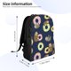 thumbnail image 4 of Easygdp Sloth with Donuts Mochila Versátil y Elegante: Comodidad, Almacenaje y Durabilidad para la Universidad, Trabajo, Viajes y Uso Diario, 4 of 8